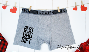 Best Gag Gift Funny Mens Underwear Gift For Him Boyfriend Husband Groom Anniversary Valentines Day Mens Boxer Briefs Underwear