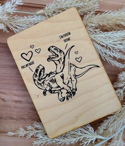 PULL MY HAIR! I'M TRYING WOOD CARD