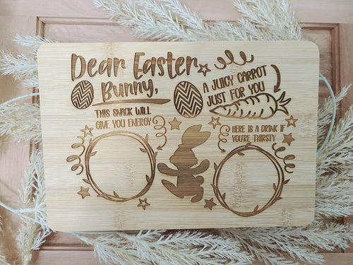 Dear Easter Bunny Tray