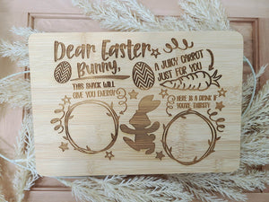 Dear Easter Bunny Tray