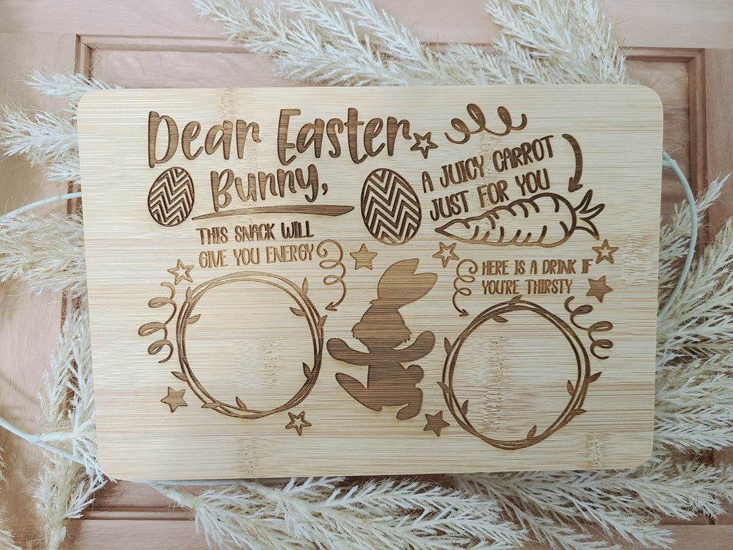 Dear Easter Bunny Tray