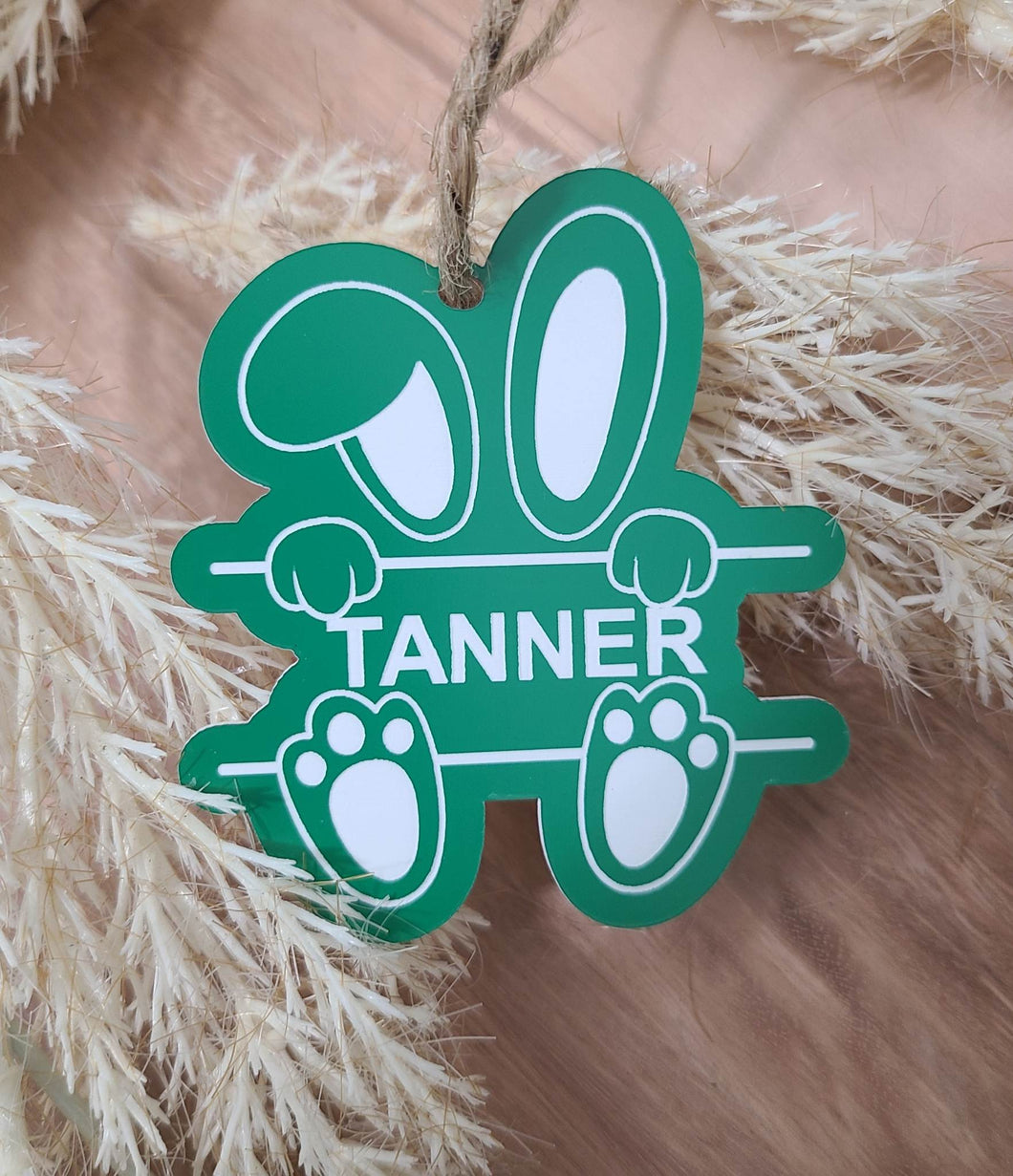 Personalized Easter Tags Bunny