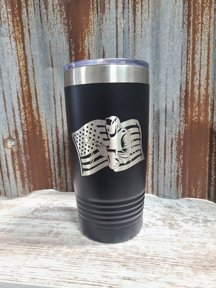 Welding Flag black 20 ounce Polar Camel