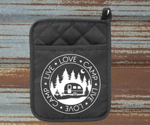 Load image into Gallery viewer, Live Love Camp camper pot holder kitchen