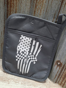 USA Race car pot holder