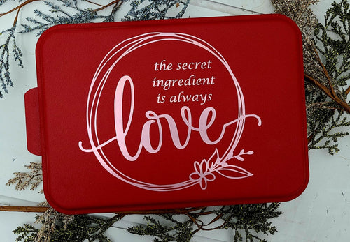 The Secret Ingredient is Always Love Cake Pan