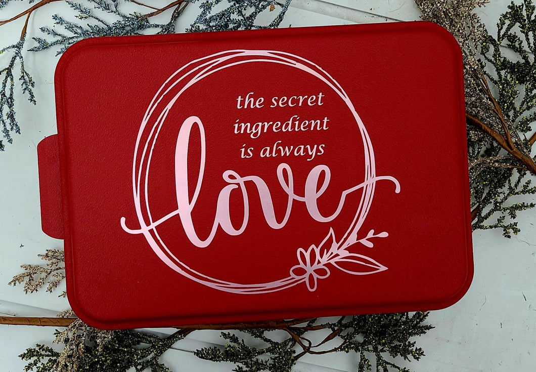 The Secret Ingredient is Always Love Cake Pan