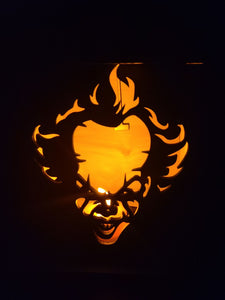 Halloween Horror Characters Candle Lantern Pennywise