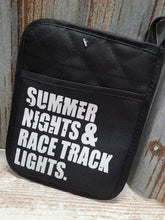 Load image into Gallery viewer, Summer Nights &amp; Race Track Lights Race car pot holder