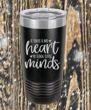 Load image into Gallery viewer, It takes a big heart to teach little minds Teacher Polar Camel Tumbler