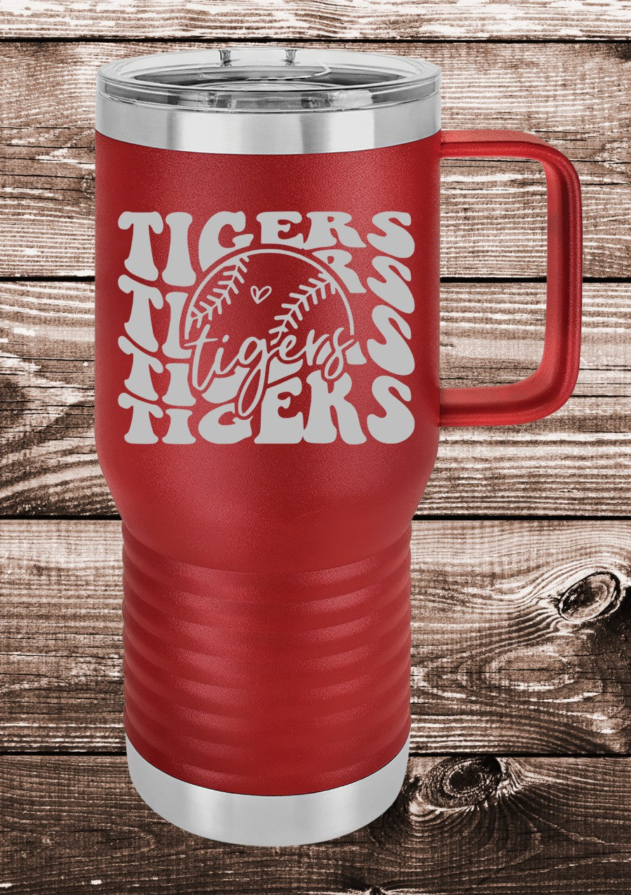 Tigers Softball or Baseball Polar Camel Tumbler