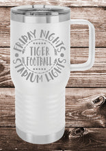 Load image into Gallery viewer, Friday Nights, Stadium Lights Tiger Football Polar Camel Tumbler