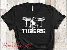 Load image into Gallery viewer, Tigers Football graphic t-shirt (white ink only)