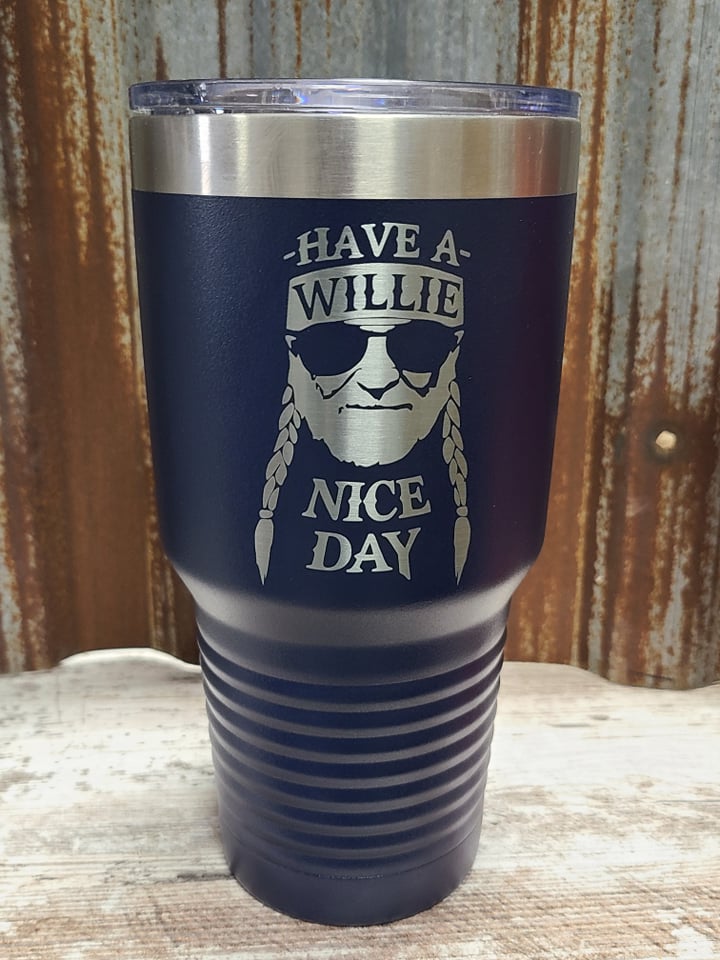 Have a willie nice day navy 30 ounce tumbler
