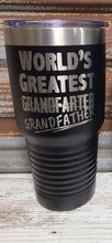 Load image into Gallery viewer, World&#39;s Greatest Grandfarter Grandfather Tumbler